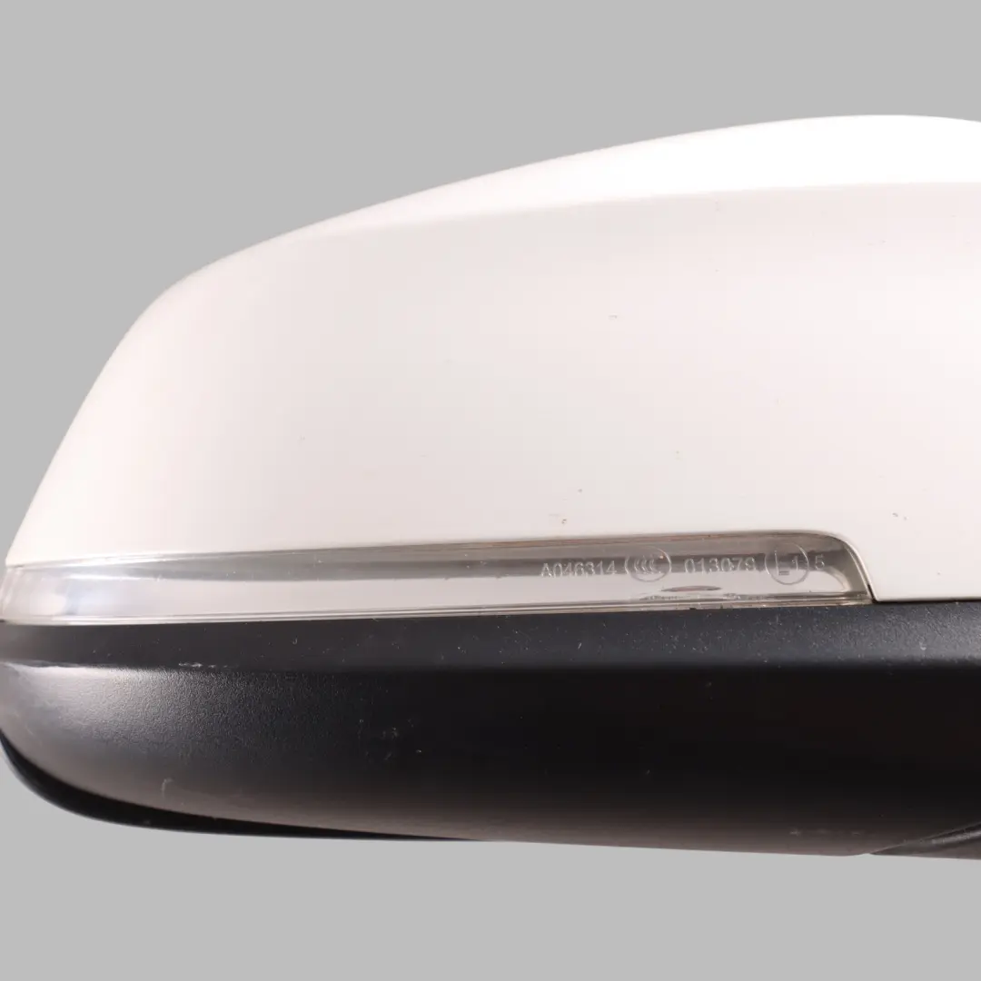  Wing Mirror BMW F30 F31 Auto Dip Heated Right O/S Door 5 Pins Alpinweiss 3 - 300 - SKU RHD-7345676-AW - Part number 7345676