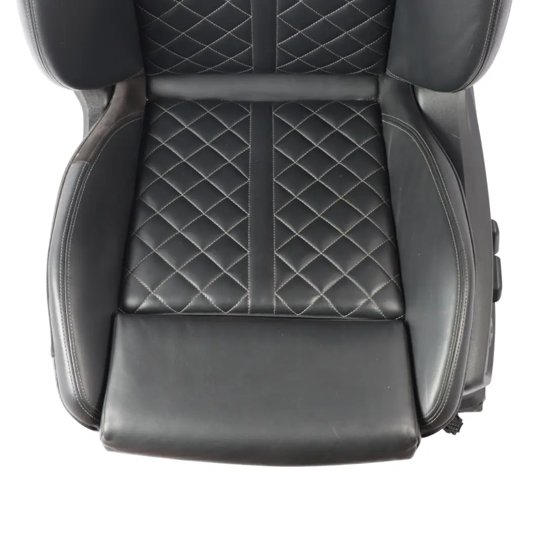 Audi SQ5 FY Sport Front Seat Heated Memory Left N/S Leather Grey Anhtracite - SKU RHD-80A881805P-2 - Part number 80A881805P