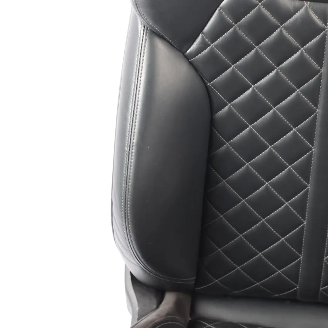 Audi SQ5 FY Sport Front Seat Heated Memory Left N/S Leather Grey Anhtracite - SKU RHD-80A881805P-2 - Part number 80A881805P