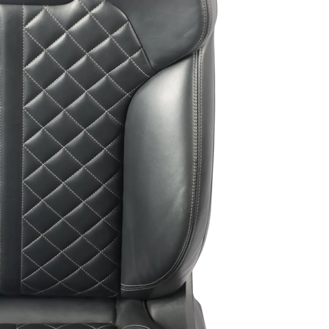 Audi SQ5 FY Sport Front Seat Heated Memory Left N/S Leather Grey Anhtracite - SKU RHD-80A881805P-2 - Part number 80A881805P