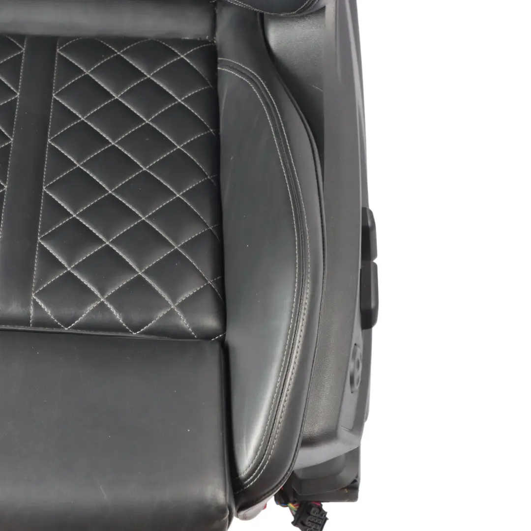 Audi SQ5 FY Sport Front Seat Heated Memory Left N/S Leather Grey Anhtracite - SKU RHD-80A881805P-2 - Part number 80A881805P