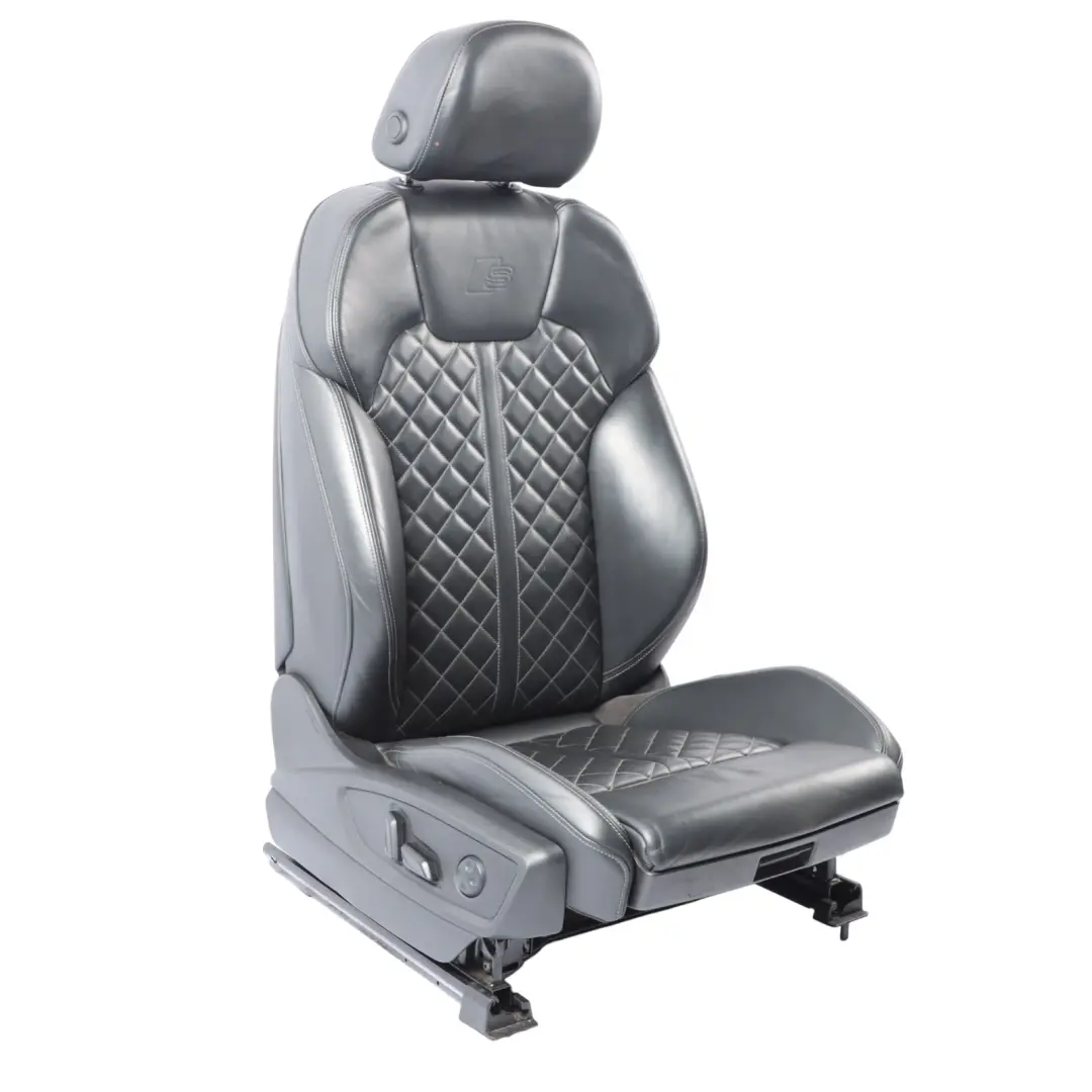 Front Memory Heated Right O/S Leather Grey Anhtracite to Audi SQ5 FY Sport Seat with Part number 80A881806P Audi SQ5 FY Sport Seat Front Memory Heated Right O/S Leather Grey Anhtracite - SKU RHD-80A881806P-1 - Part number 80A881806P