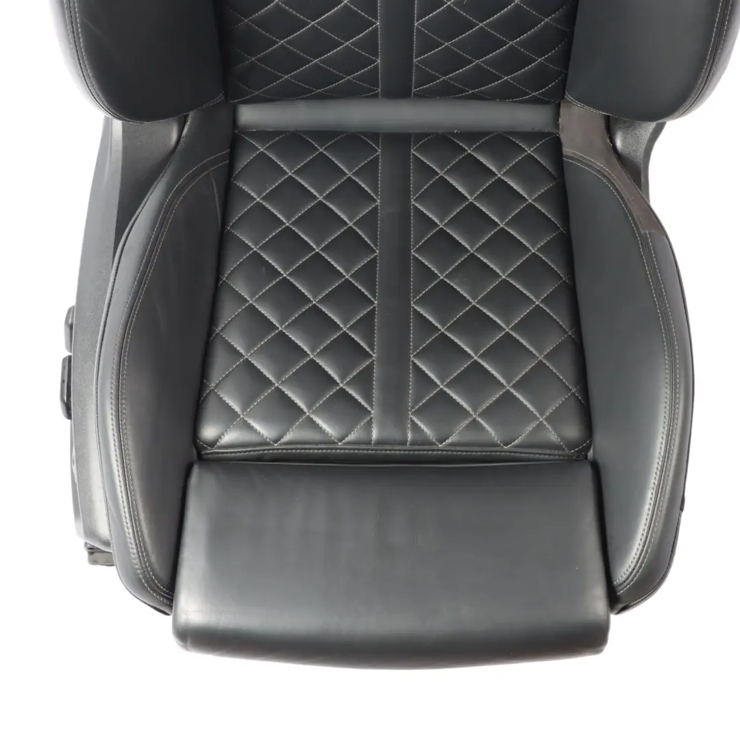 Audi SQ5 FY Sport Seat Front Memory Heated Right O/S Leather Grey Anhtracite - SKU RHD-80A881806P-1 - Part number 80A881806P