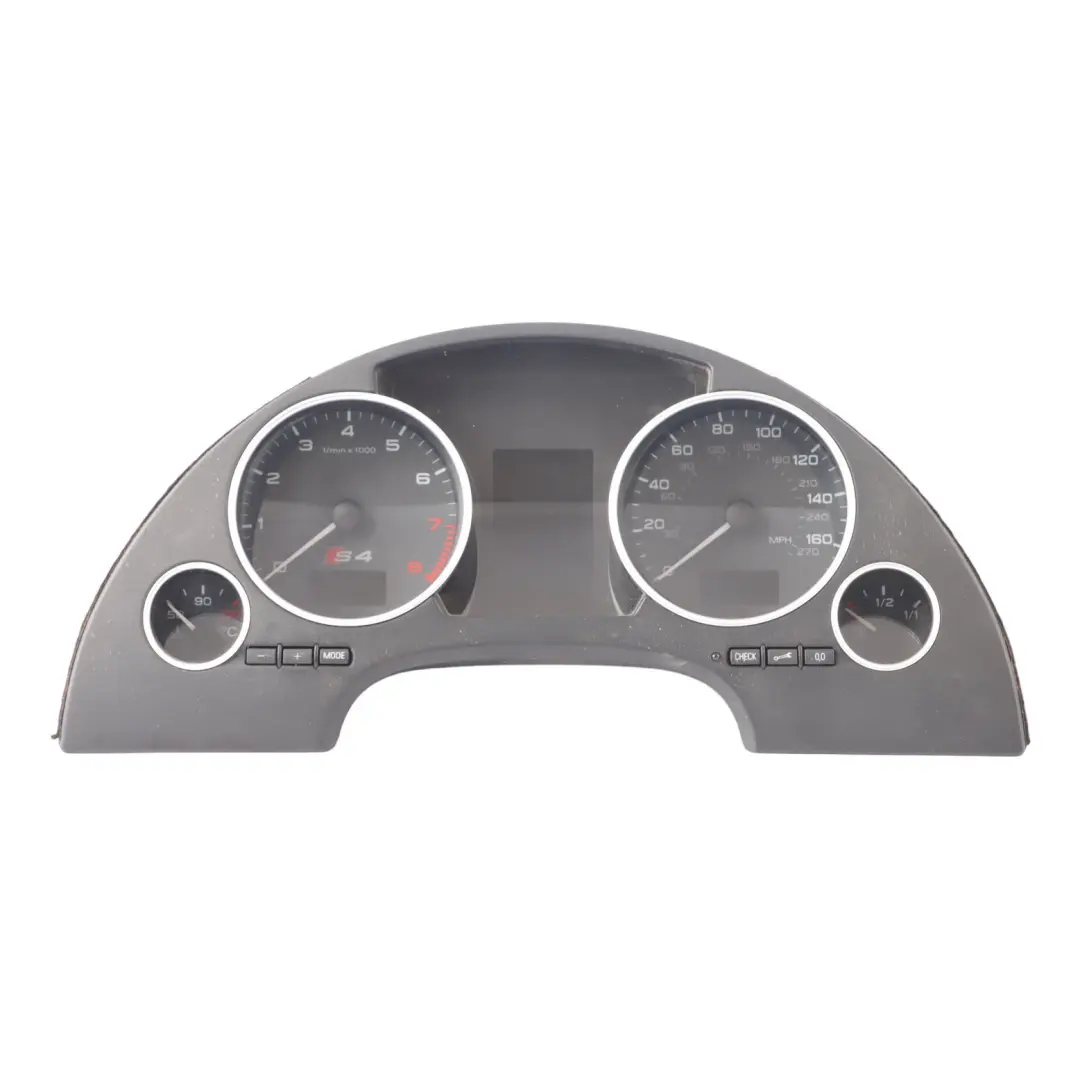 Instrument Cluster Clocks Speedometer Petrol Manual to Audi A4 S4 B7 with Part number 8H0920981B Audi A4 S4 B7 Instrument Cluster Clocks Speedometer Petrol Manual - SKU RHD-8H0920981B - Part number 8H0920981B