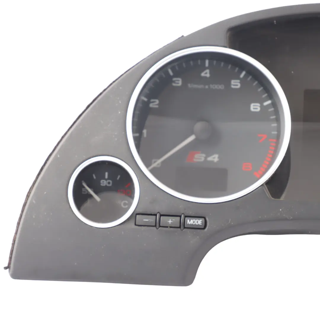 Instrument Cluster Clocks Speedometer Petrol Manual to Audi A4 S4 B7 with Part number 8H0920981B Audi A4 S4 B7 Instrument Cluster Clocks Speedometer Petrol Manual - SKU RHD-8H0920981B - Part number 8H0920981B