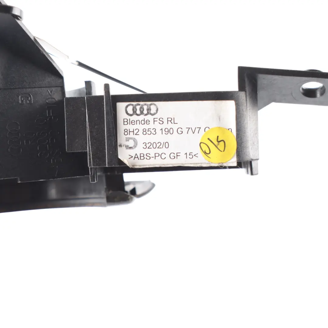 Audi A4 B8 S4 Quattro Dashboard Trim Cover Panel - SKU RHD-8H2853190G - Part number 8H2853190G