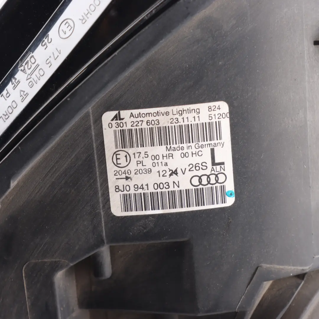 Audi TT 8J Mk2 Headlight Headlamp Front Left N/S Passenger Side - SKU RHD-8J0941003N - Part number 8J0941003N