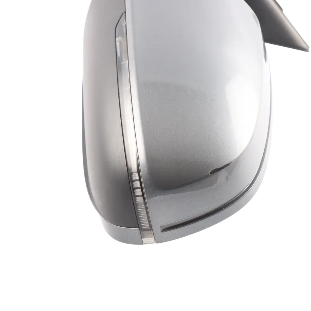 Audi A4 B8 Door Left N/S Mirror Wing Electric Monsoon Grey - X7R - SKU RHD-8K2857409AF-MOG - Part number 8K2857409AF
