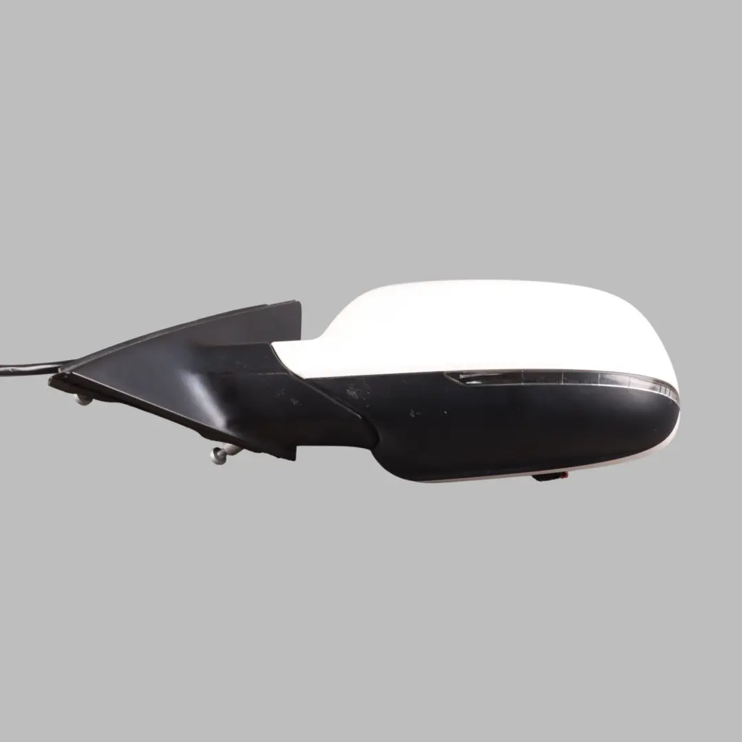 Audi A4 B8 Side Door Wing Mirror Left N/S Ibis White - Y9C - SKU RHD-8K2857409AJ-IWH - Part number 8K2857409AJ