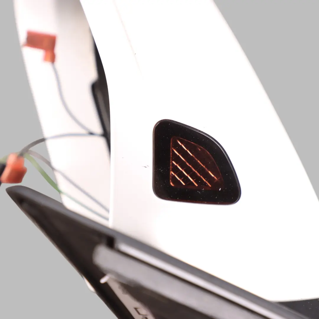 Audi A4 B8 Side Door Wing Mirror Left N/S Ibis White - Y9C - SKU RHD-8K2857409AJ-IWH - Part number 8K2857409AJ