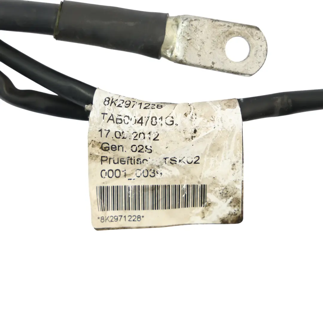 Audi A4 B8 HV Battery Alternator Wiring Harness Loom Cable - SKU RHD-8K2971228 - Part number 8K2971228