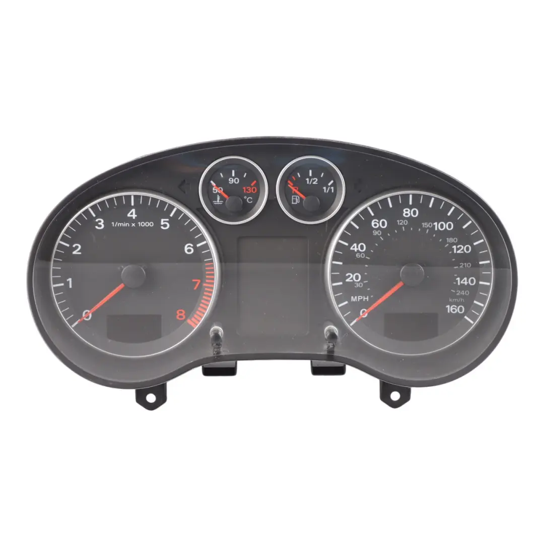 Audi A3 8P Instrument Cluster Petrol Speedo Clocks Meter Manual 8P0920950T - SKU RHD-8P0920950TX - Part number 8P0920950TX