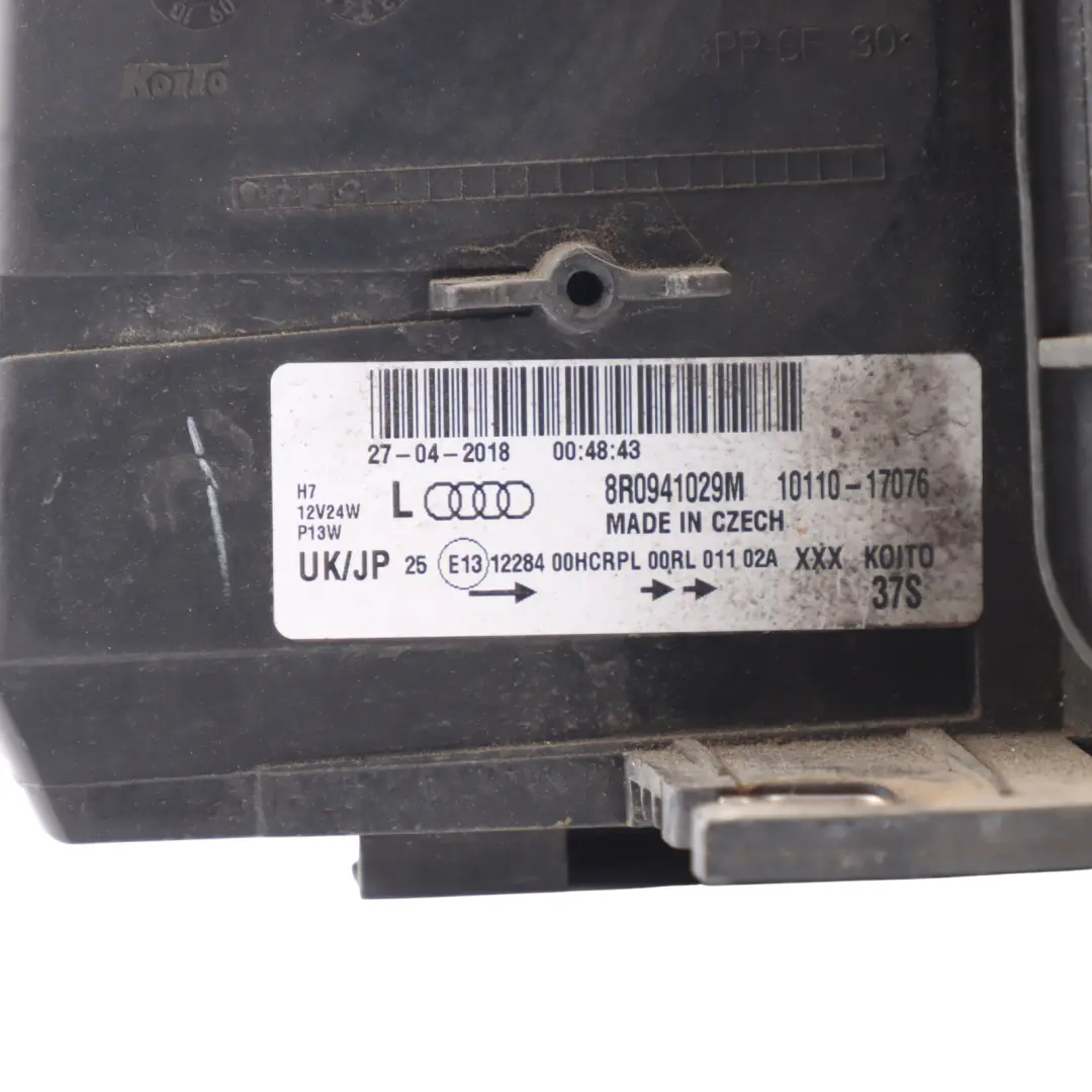 Front Lamp Halogen Headlight Left N/S to Audi Q5 8R with Part number 8R0941029M Audi Q5 8R Front Lamp Halogen Headlight Left N/S - SKU RHD-8R0941029M - Part number 8R0941029M