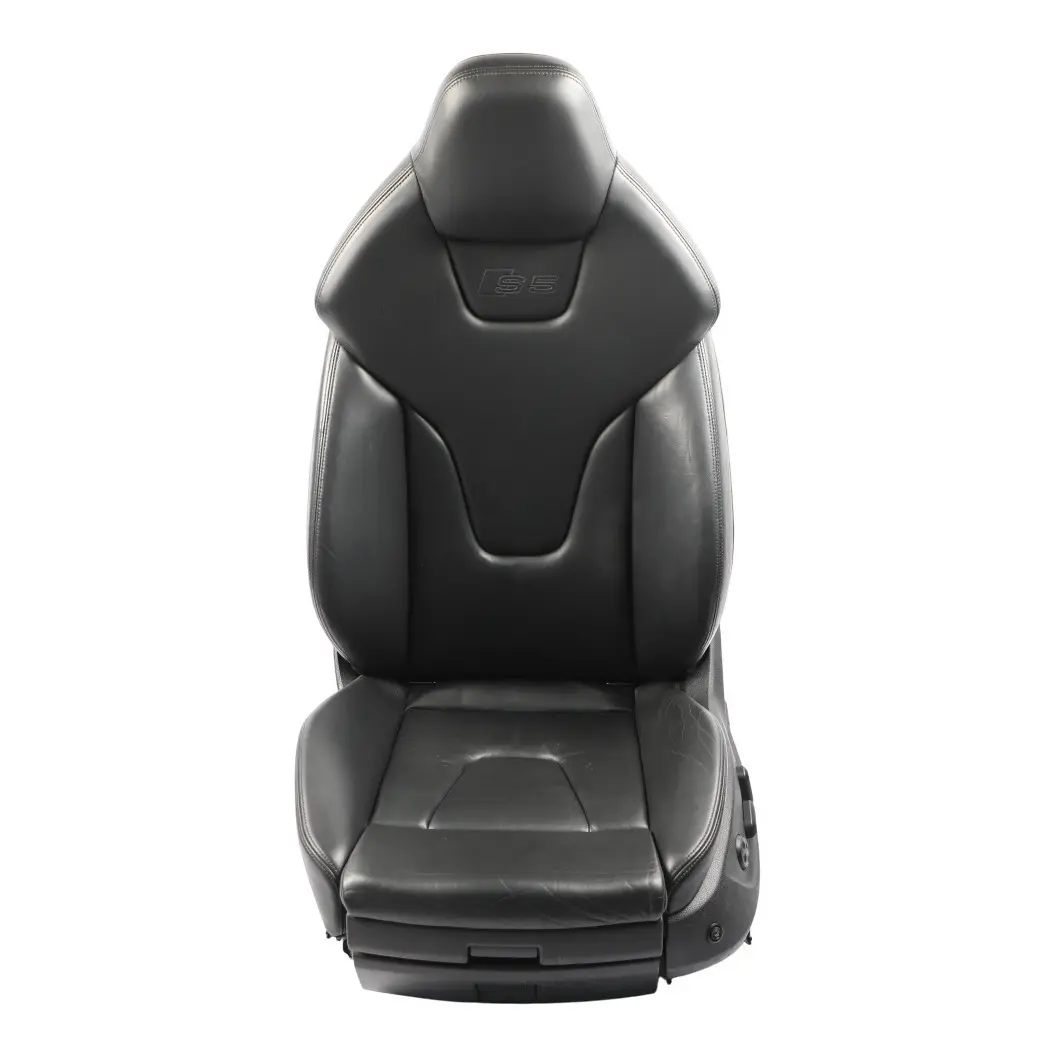 Front Left N/S Interior Leather Soul Black to Audi S5 8T Coupe Sport Seat with Part number 8T0881805F Audi S5 8T Coupe Sport Seat Front Left N/S Interior Leather Soul Black - SKU RHD-8T0881805F-2 - Part number 8T0881805F