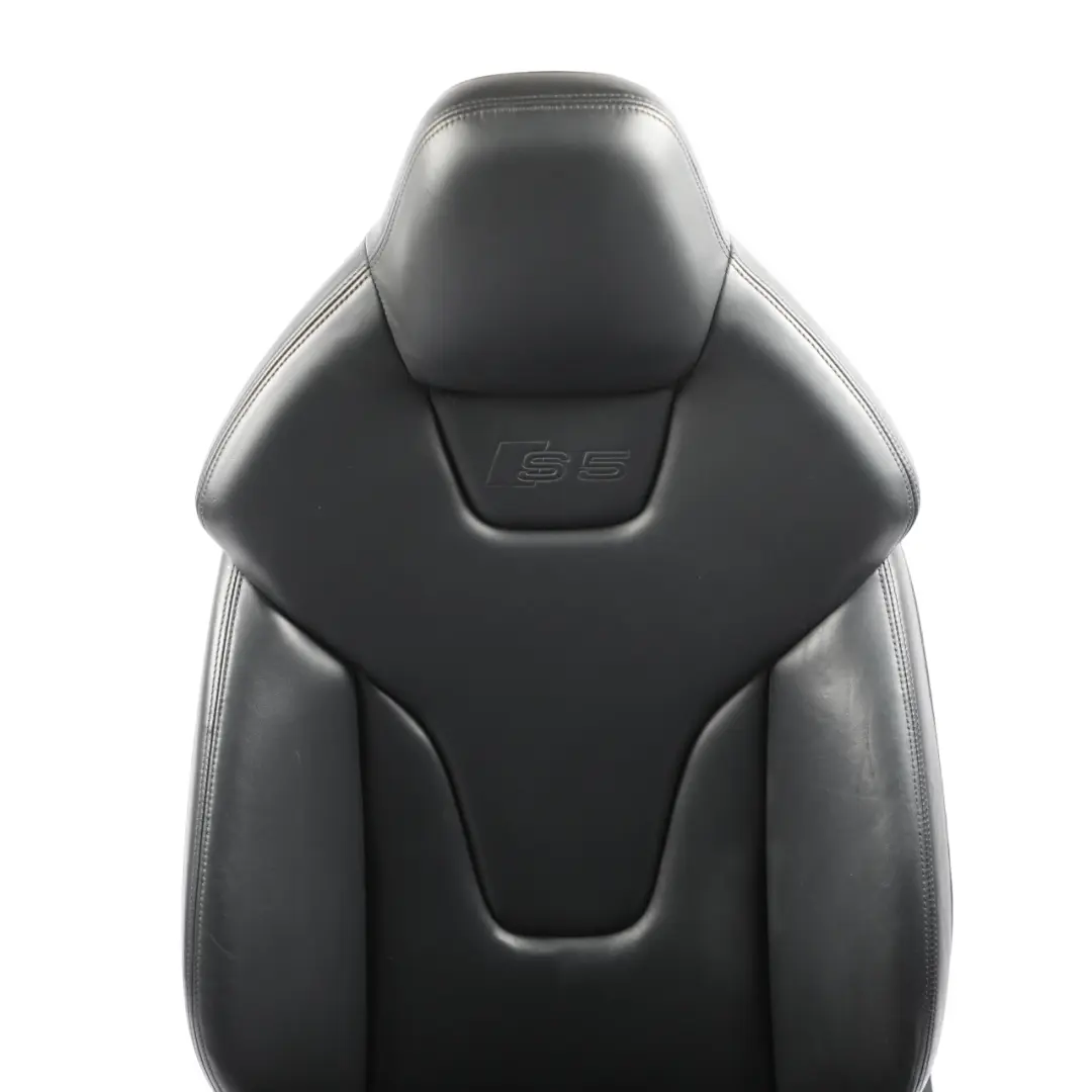 Front Left N/S Interior Leather Soul Black to Audi S5 8T Coupe Sport Seat with Part number 8T0881805F Audi S5 8T Coupe Sport Seat Front Left N/S Interior Leather Soul Black - SKU RHD-8T0881805F-2 - Part number 8T0881805F