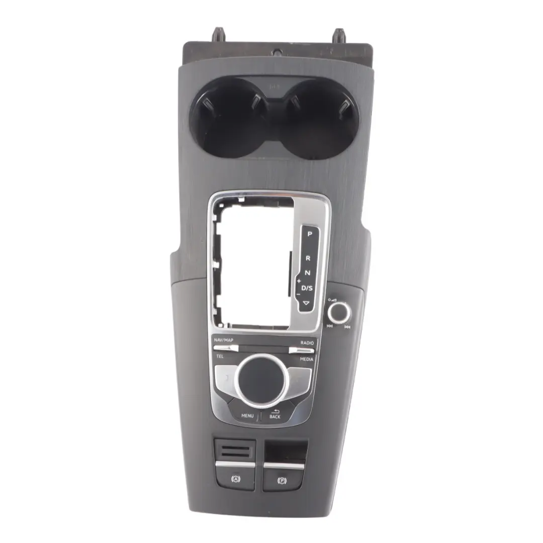 Media Sat Nav Controller Center Console Trim Cup Holder Automatic to Audi A3 S3 8V with Part number 8V0919614BJ Audi A3 S3 8V Media Sat Nav Controller Center Console Trim Cup Holder Automatic - SKU RHD-8V0919614BJ-3 - Part number 8V0919614BJ