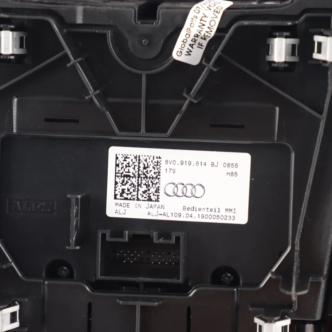 Audi A3 S3 8V Media Sat Nav Controller Center Console Trim Cup Holder Automatic - SKU RHD-8V0919614BJ-3 - Part number 8V0919614BJ