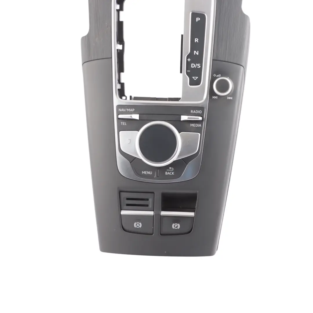 Media Sat Nav Controller Center Console Trim Cup Holder Automatic to Audi A3 S3 8V with Part number 8V0919614BJ Audi A3 S3 8V Media Sat Nav Controller Center Console Trim Cup Holder Automatic - SKU RHD-8V0919614BJ-3 - Part number 8V0919614BJ