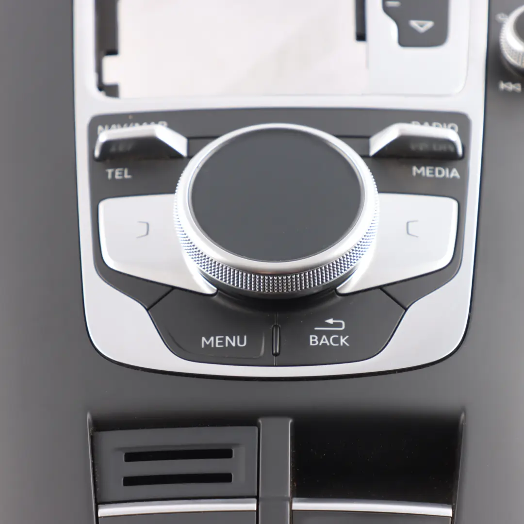 Media Sat Nav Controller Center Console Trim Cup Holder Automatic to Audi A3 S3 8V with Part number 8V0919614BJ Audi A3 S3 8V Media Sat Nav Controller Center Console Trim Cup Holder Automatic - SKU RHD-8V0919614BJ-3 - Part number 8V0919614BJ