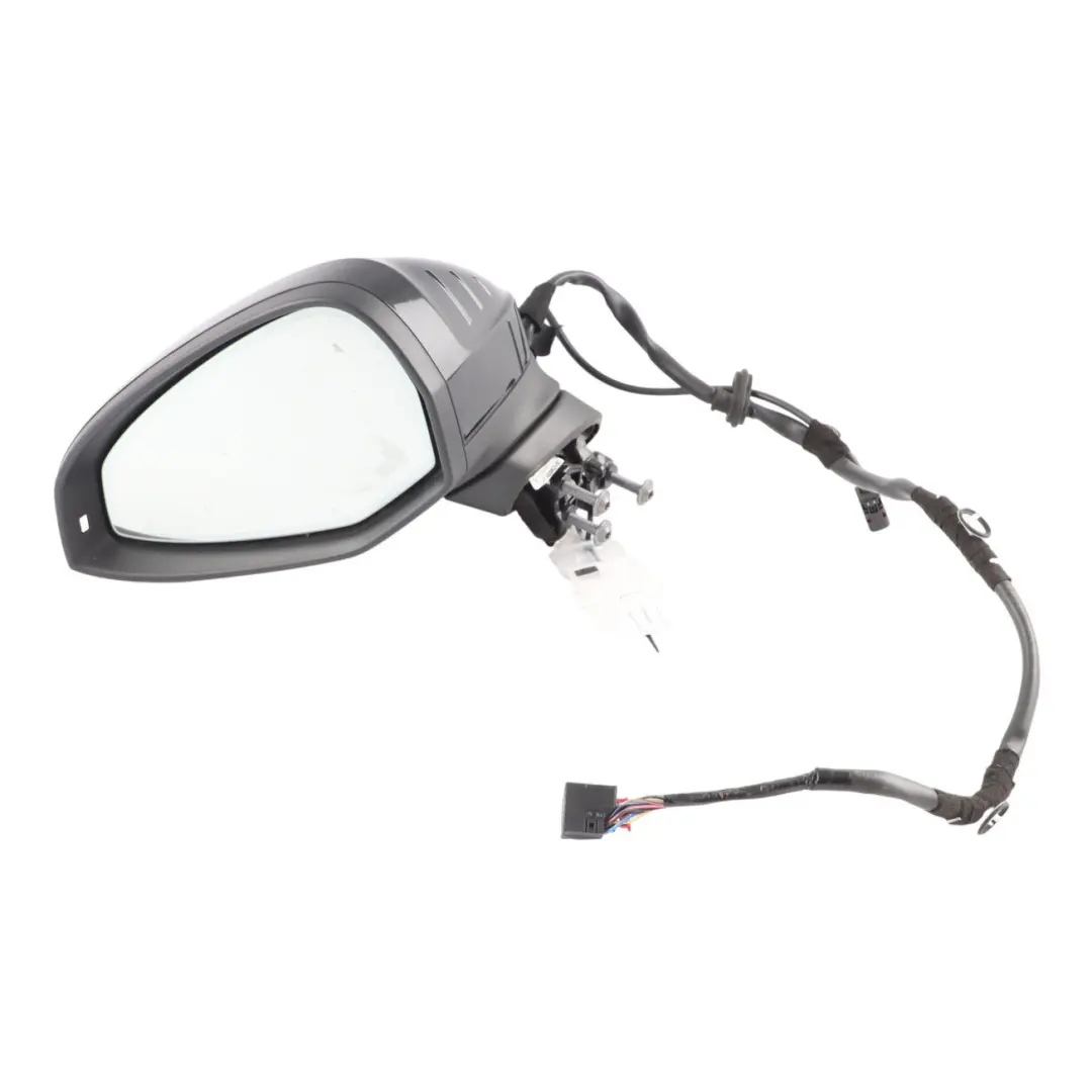 Wing Mirror Heated Auto Dim Left N/S Mythical Black Metallic Y9T to Audi A4 B9 with Part number 8W2857409E Audi A4 B9 Wing Mirror Heated Auto Dim Left N/S Mythical Black Metallic Y9T - SKU RHD-8W2857409E-MYB - Part number 8W2857409E