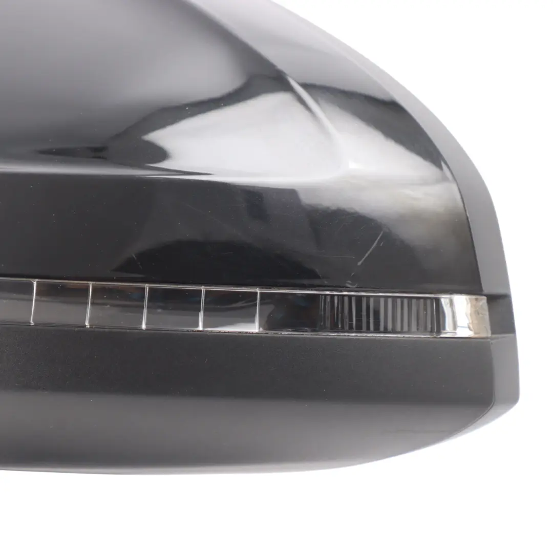 Audi A4 B9 Wing Mirror Heated Auto Dim Left N/S Mythical Black Metallic Y9T - SKU RHD-8W2857409E-MYB - Part number 8W2857409E