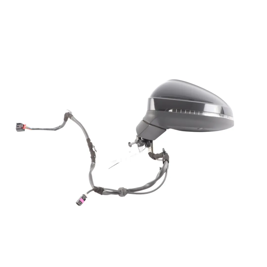 Wing Mirror Heated Auto Dim Left N/S Mythical Black Metallic Y9T to Audi A4 B9 with Part number 8W2857409E Audi A4 B9 Wing Mirror Heated Auto Dim Left N/S Mythical Black Metallic Y9T - SKU RHD-8W2857409E-MYB - Part number 8W2857409E