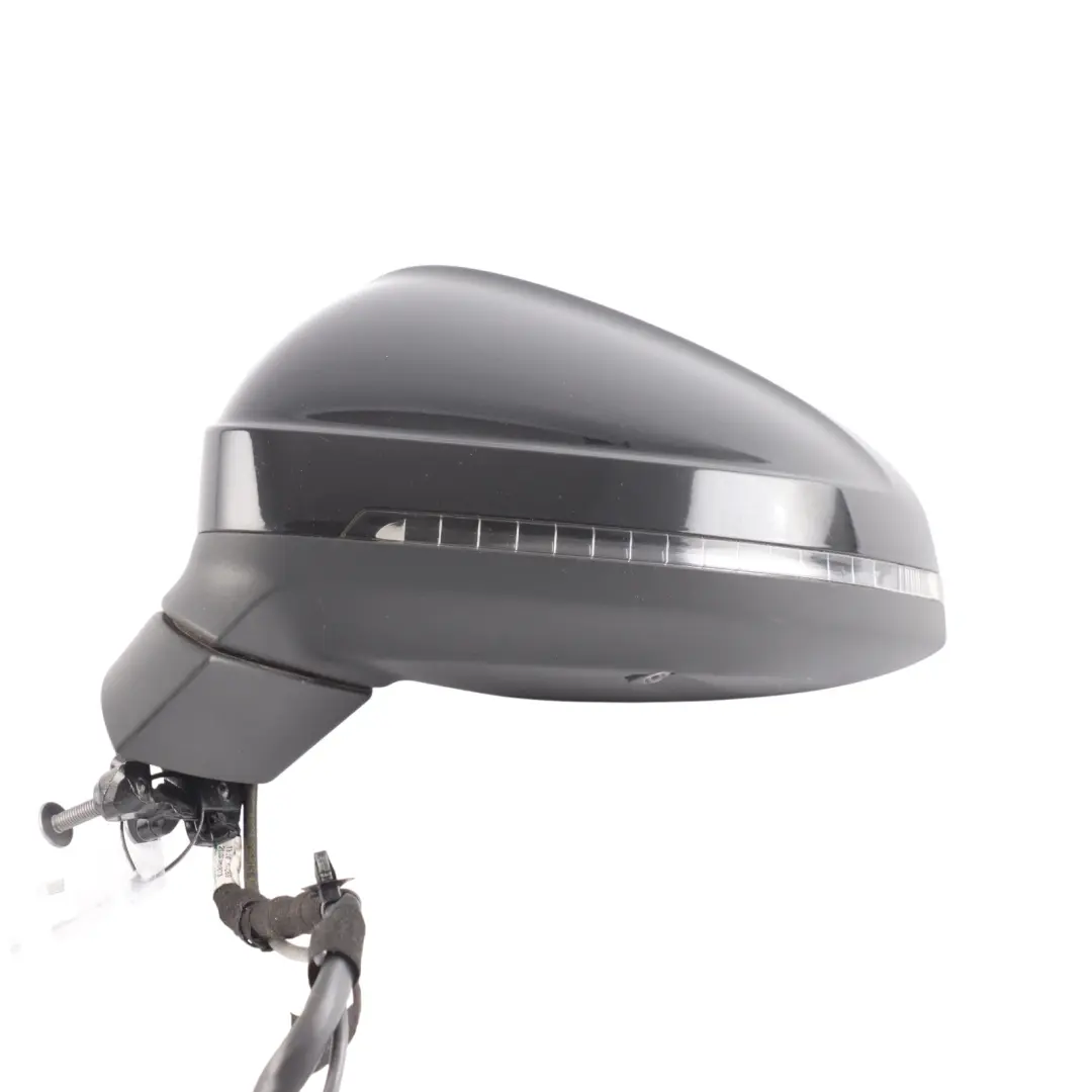Audi A4 B9 Wing Mirror Heated Auto Dim Left N/S Mythical Black Metallic Y9T - SKU RHD-8W2857409E-MYB - Part number 8W2857409E