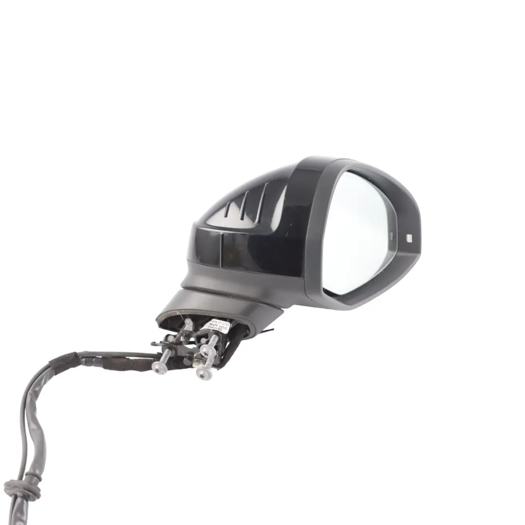 Wing Mirror Heated Indicator Right O/S Mythical Black Metallic Y9T to Audi A4 B9 with Part number 8W2857410H Audi A4 B9 Wing Mirror Heated Indicator Right O/S Mythical Black Metallic Y9T - SKU RHD-8W2857410H-MYB - Part number 8W2857410H