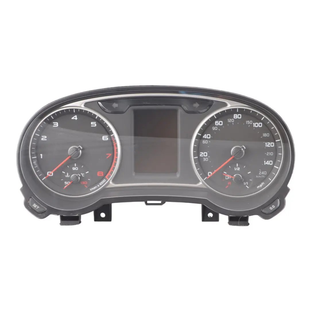 Instrument Cluster Speedometer Clocks Manual to Audi A1 8X Petrol with Part number 8X0920980C Audi A1 8X Petrol Instrument Cluster Speedometer Clocks Manual - SKU RHD-8X0920980C - Part number 8X0920980C
