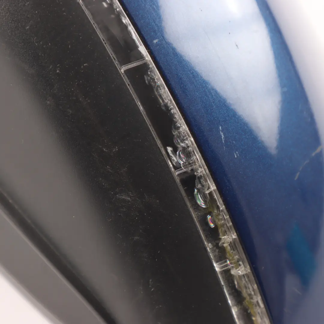Audi A1 8X Wing Mirror Electric Outside Door Left O/S Scuba Blue Metallic - X5Q - SKU RHD-8X2857409K-SCB - Part number 8X2857409K