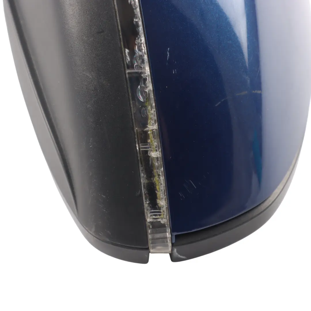 Audi A1 8X Wing Mirror Electric Outside Door Left N/S Scuba Blue Metallic - X5Q - SKU RHD-8X2857409K-SCB - Part number 8X2857409K