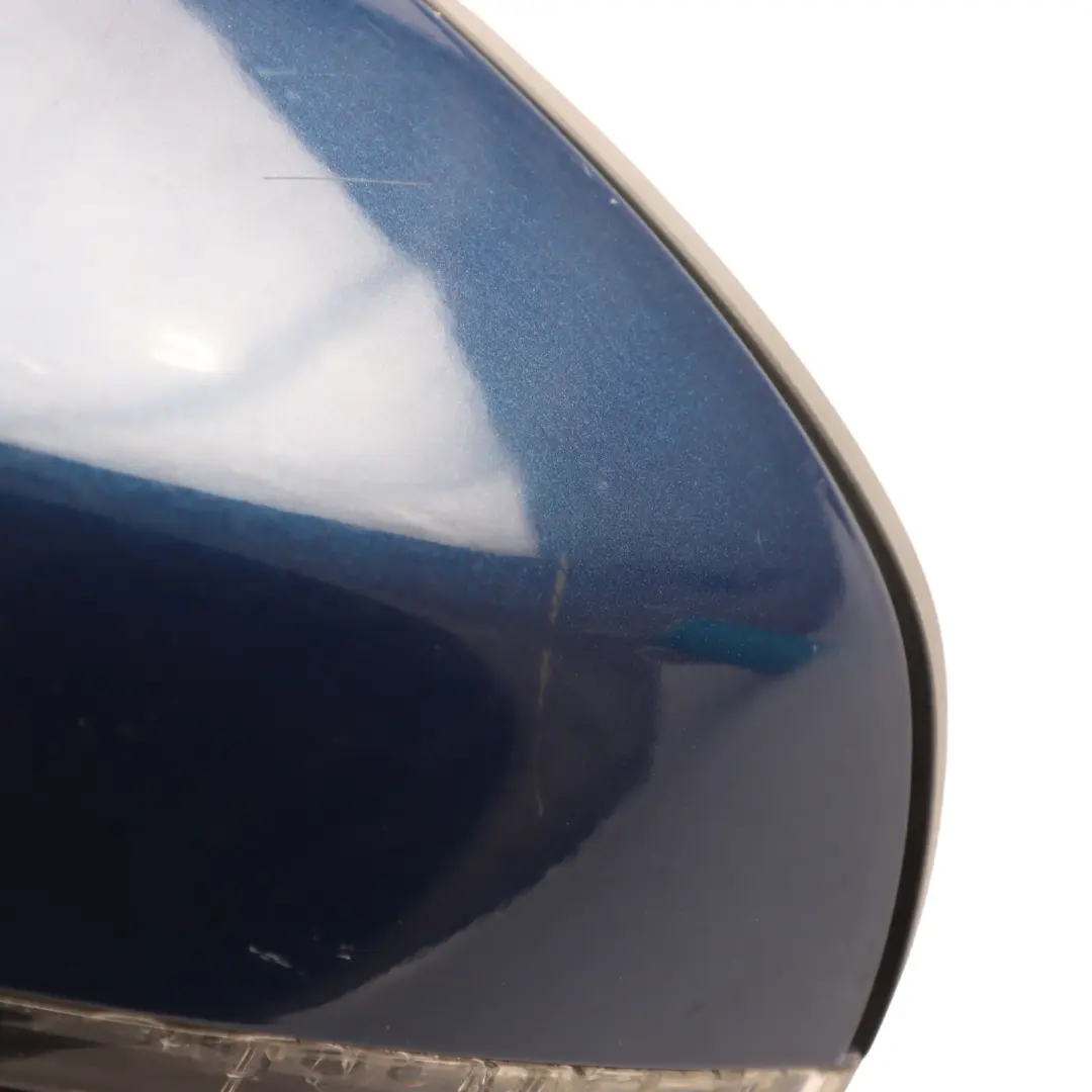 Audi A1 8X Wing Mirror Electric Outside Door Left N/S Scuba Blue Metallic - X5Q - SKU RHD-8X2857409K-SCB - Part number 8X2857409K