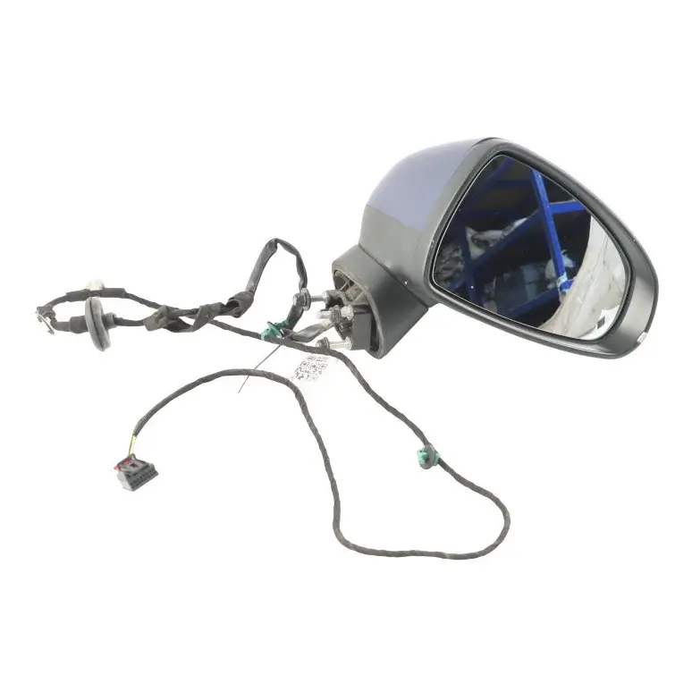 Audi A1 8X Wing Mirror Door Right O/S Electric Scuba Blue Metallic - X5Q