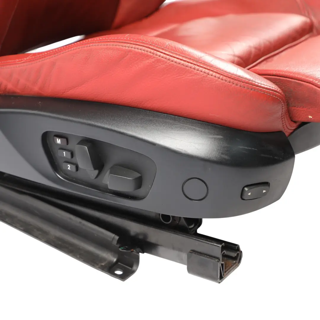 Front Seat BMW E93 Convertible Sport Korall-Red Leather Right O/S Memory to with Part number 9148878 Front Seat BMW E93 Convertible Sport Korall-Red Leather Right O/S Memory - SKU RHD-9148878-1 - Part number 9148878