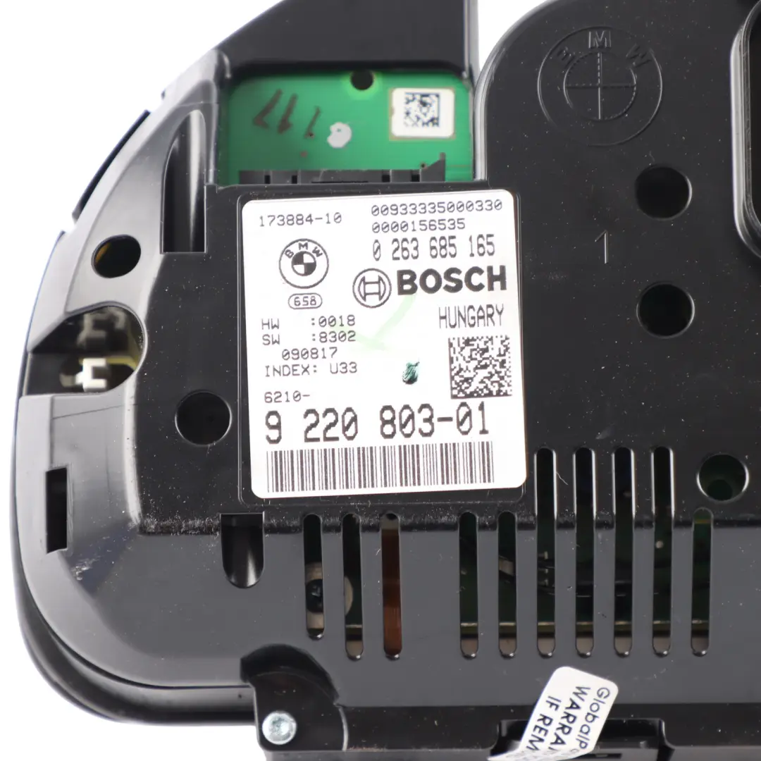 Instrument Cluster Speedo Clocks Automatic to BMW 5 7 F01 F07 GT F10 Diesel with Part number 9220803 BMW 5 7 F01 F07 GT F10 Diesel Instrument Cluster Speedo Clocks Automatic - SKU RHD-9220803 - Part number 9220803