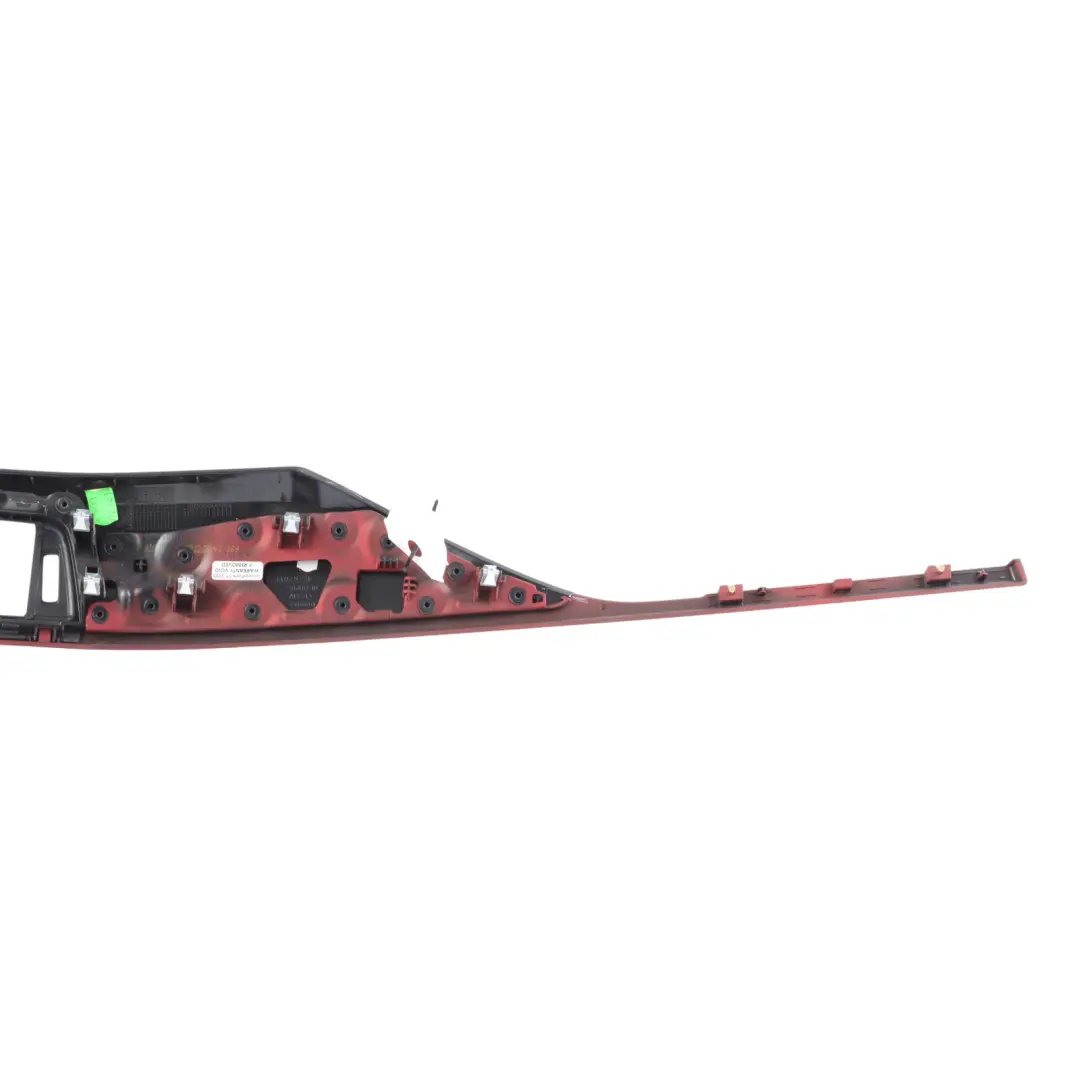 BMW F30 F31 Dashboard Trim Panel Dash Cover Strip Black Gleaming Coral Red Matt - SKU RHD-9231459 - Part number 9231459