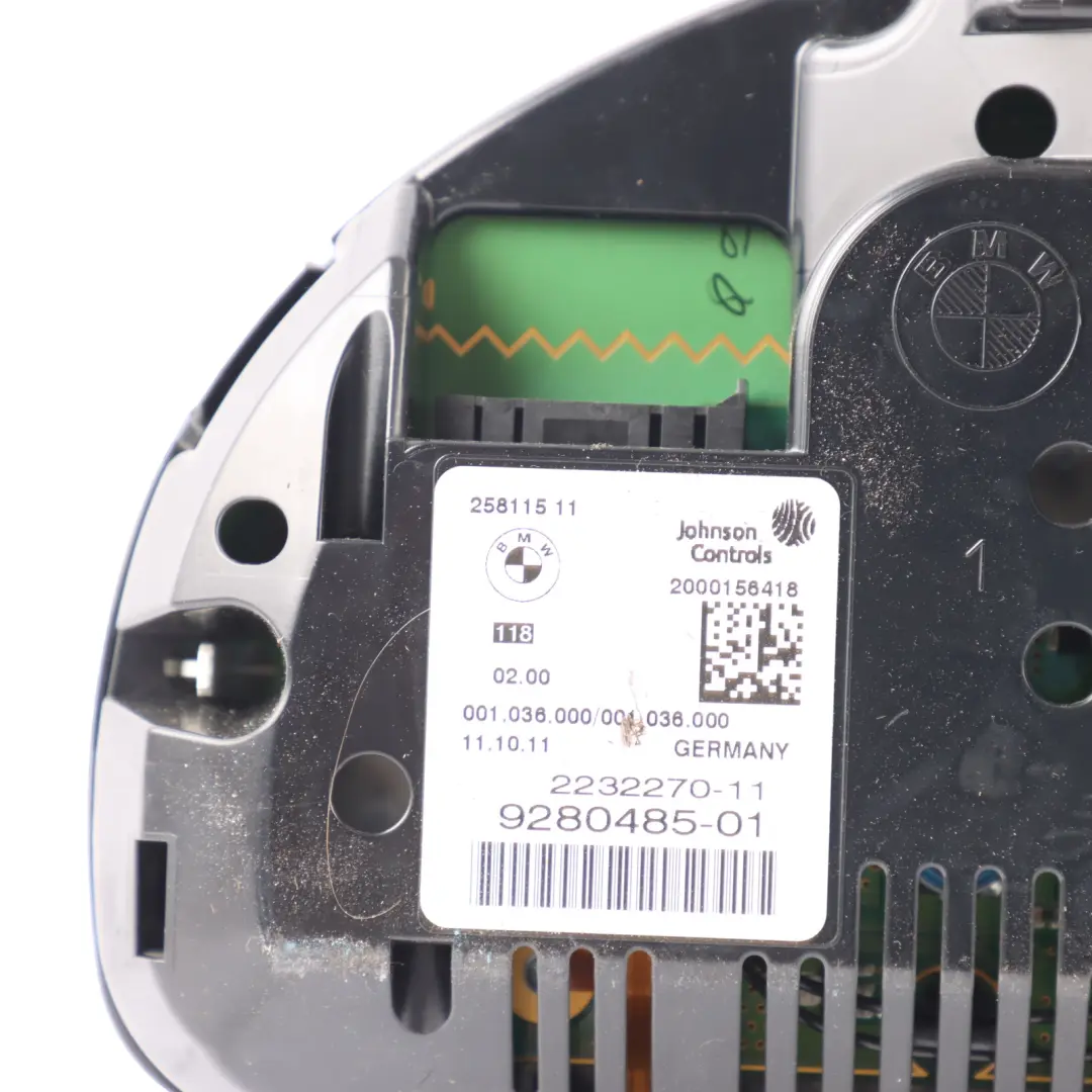  Instrument Cluster BMW F07 F10 F11 Diesel Speedo Clocks Manual Gearbox - SKU RHD-9280485-1 - Part number 9280485