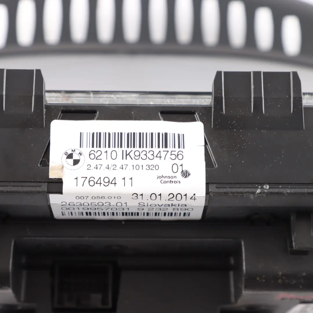 Instrument Cluster Speedo Clocks Unit Automatic Diesel to BMW X3 F25 with Part number 9334756 BMW X3 F25 Instrument Cluster Speedo Clocks Unit Automatic Diesel - SKU RHD-9334756 - Part number 9334756