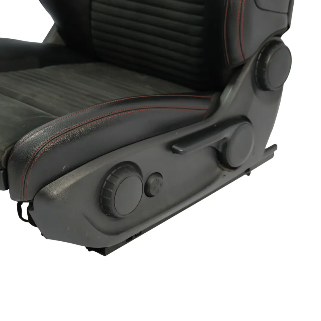 Mercedes W176 Front Seat Sport Fabric Leather Black Red Threads Left N/S - SKU A1769106307-1 - Part number A1769106307