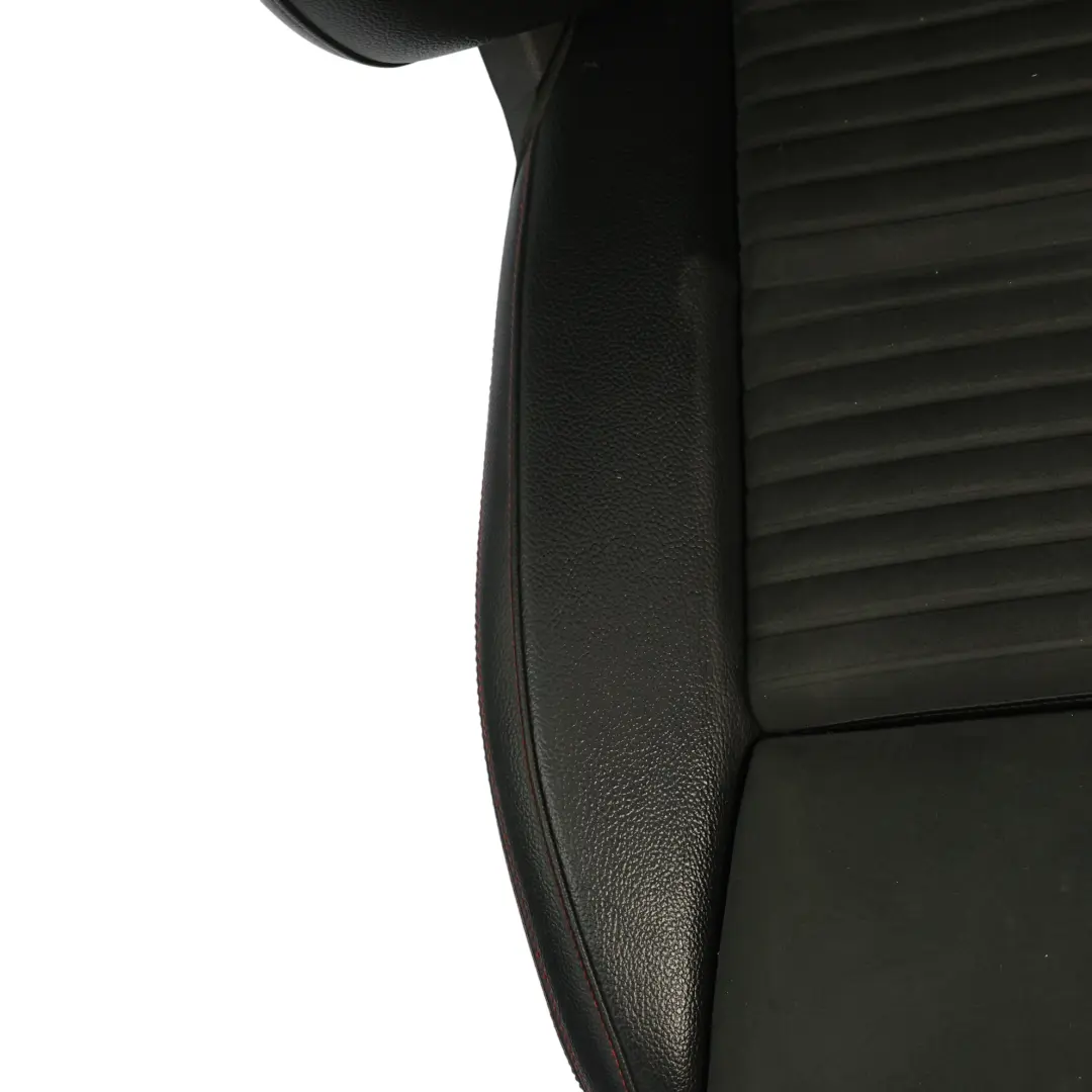 Mercedes W176 Front Seat Sport Fabric Leather Black Red Threads Left N/S - SKU A1769106307-1 - Part number A1769106307