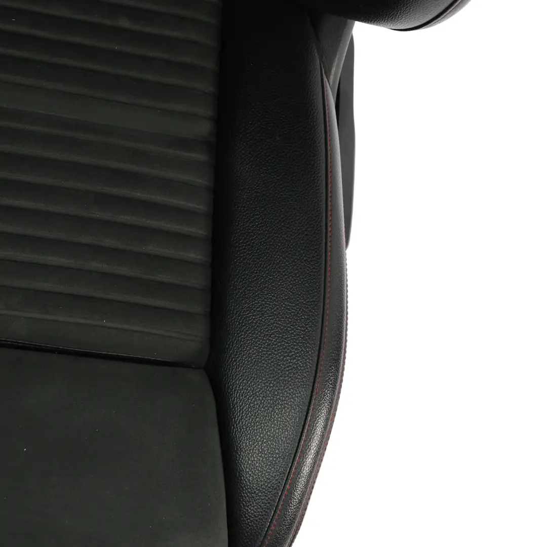 Mercedes W176 Front Seat Sport Fabric Leather Black Red Threads Left N/S - SKU A1769106307-1 - Part number A1769106307
