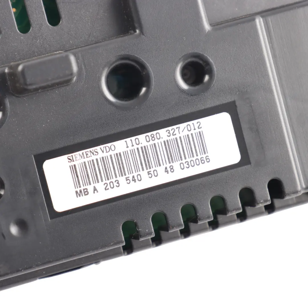 Mercedes S203 W203 Instrument Cluster Speedo Meter Petrol Engine Manual Gearbox - SKU RHD-A2035405048 - Part number A2035405048