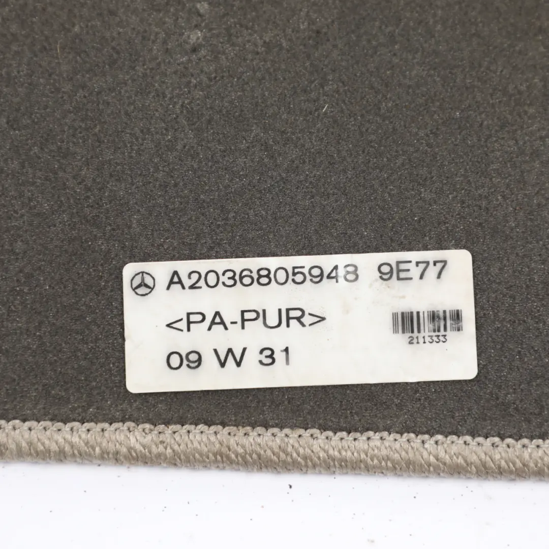 Mercedes CL203 Floor Mats Interior Footwell Floor Covers Set Kit Front Rear - SKU RHD-A2036805948 - Part number A2036805948