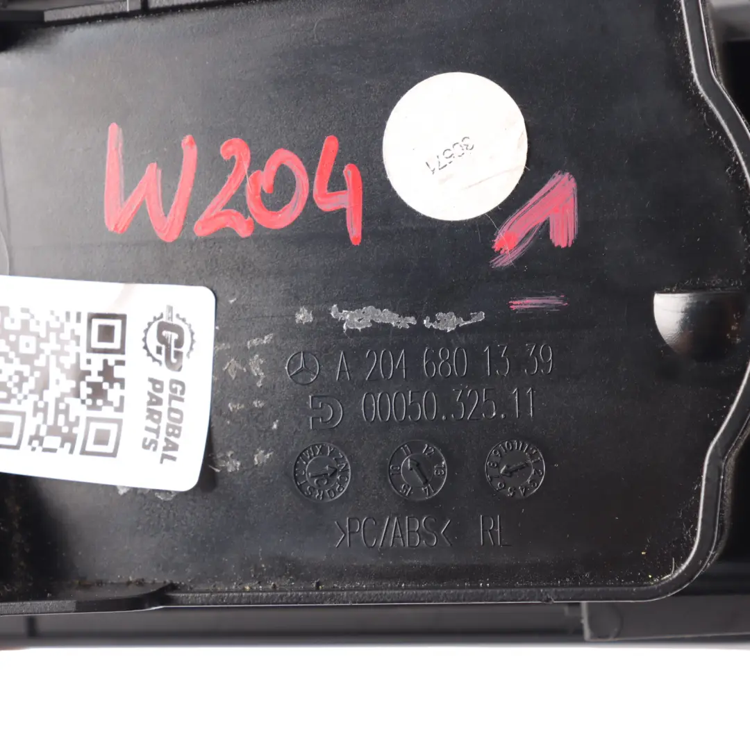 Centre Console Storage Tray Armrest Black to Mercedes W204 with Part number A2046801339 Mercedes W204 Centre Console Storage Tray Armrest Black - SKU rhd-A2046801339-1 - Part number A2046801339