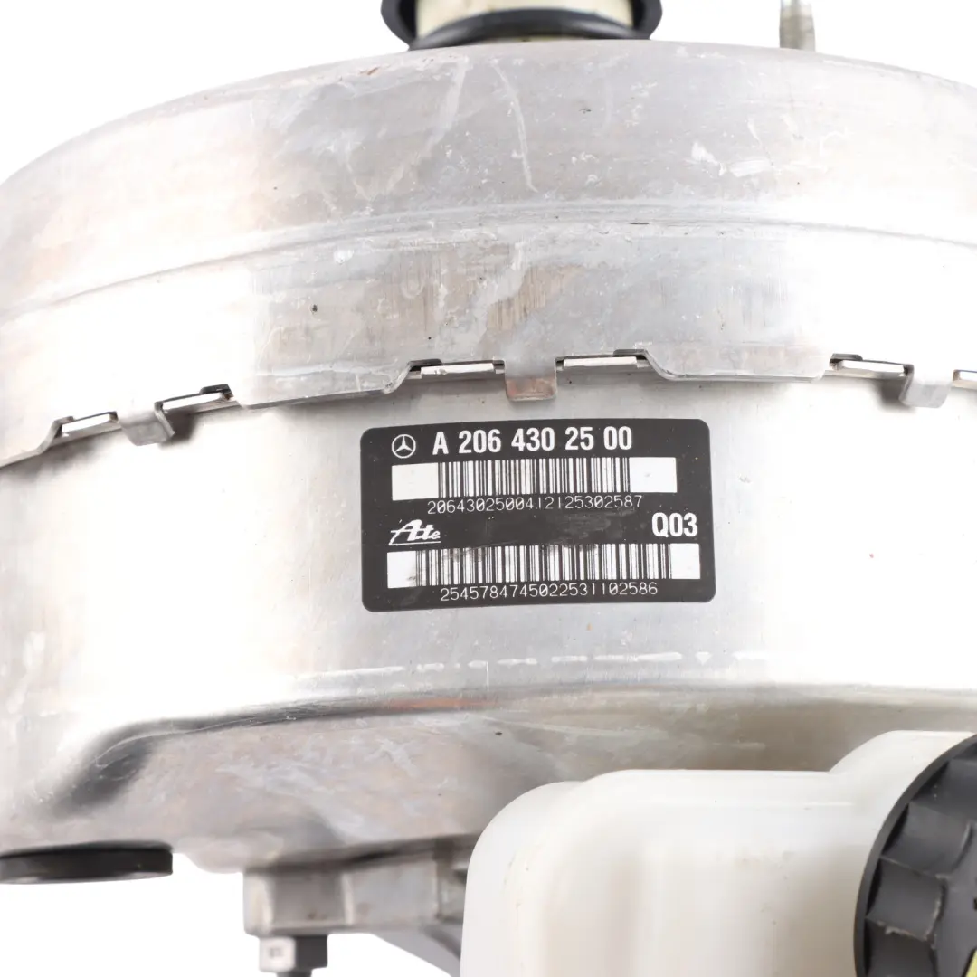 Brake Servo Booster Master Cylinder Braking Unit A2064302500 to Mercedes W206 with Part number A2064302600 Mercedes W206 Brake Servo Booster Master Cylinder Braking Unit A2064302500 - SKU RHD-A2064302600 - Part number A2064302600