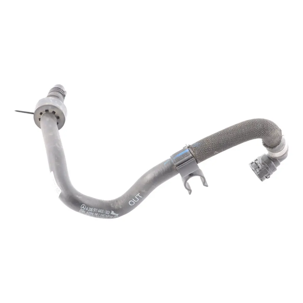 M254 Petrol Engine Water Coolant Hose Line Pipe Tube to Mercedes W206 with Part number A2065014400 Mercedes W206 M254 Petrol Engine Water Coolant Hose Line Pipe Tube - SKU RHD-A2065014400 - Part number A2065014400