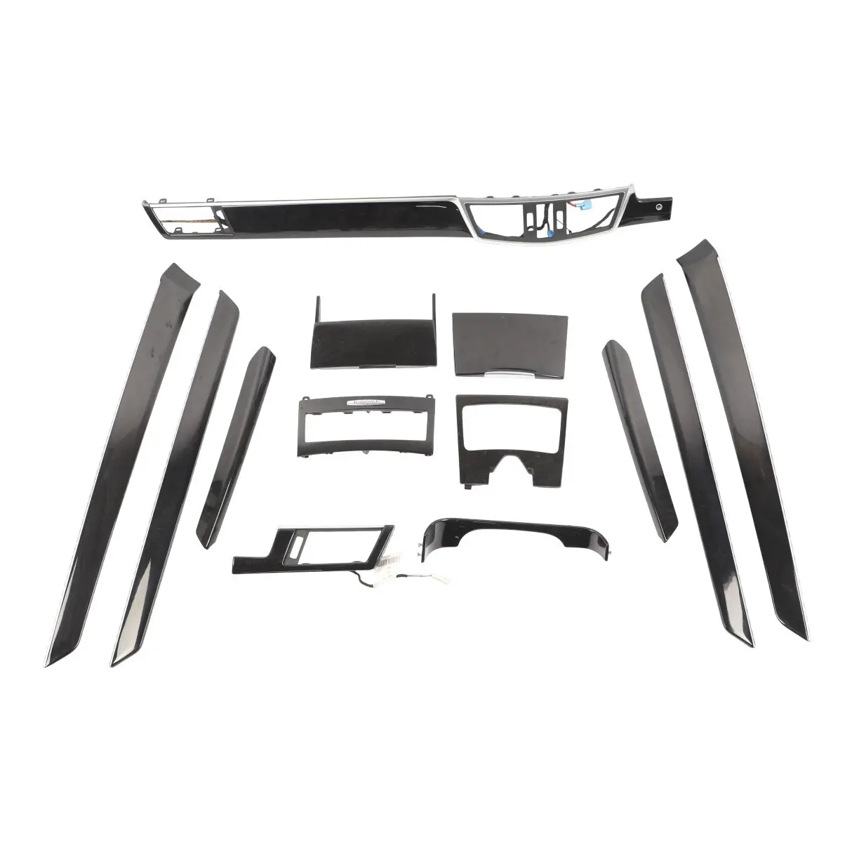 Mercedes W212 Dashboard Console Trim Cover Set Avantgarde Panel High Gloss