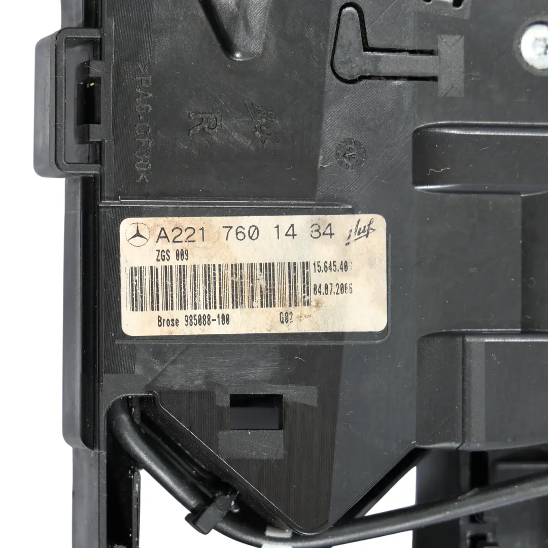 Mercedes W211 Front Right O/S Door Lock Latch Mechanism Actuator - SKU RHD-A2217202835 - Part number A2217202835