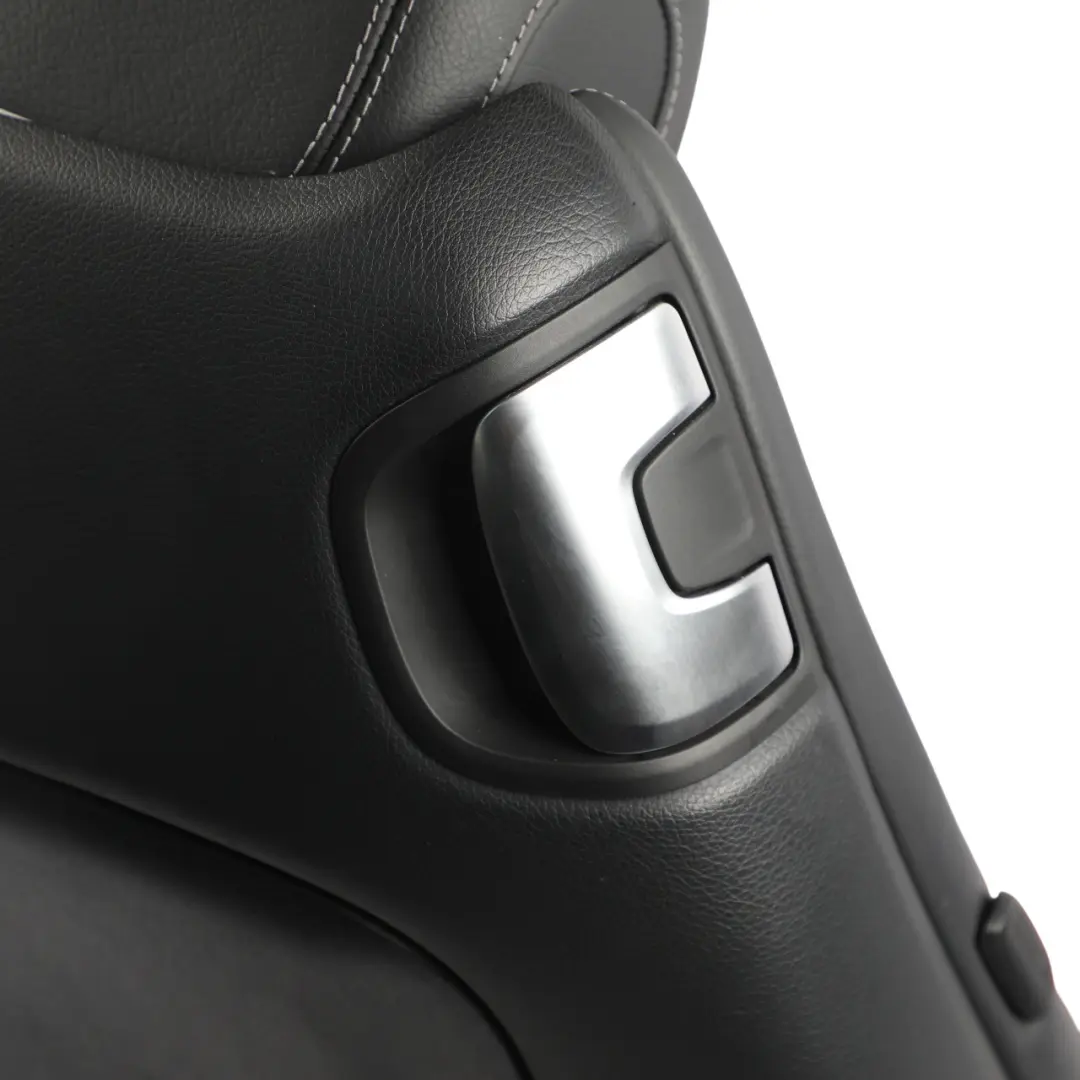 Mercedes C238 Front Seat Heated Memory Right O/S AMG Line Leather Black Red - SKU RHD-A2389101004-2 - Part number A2389101004