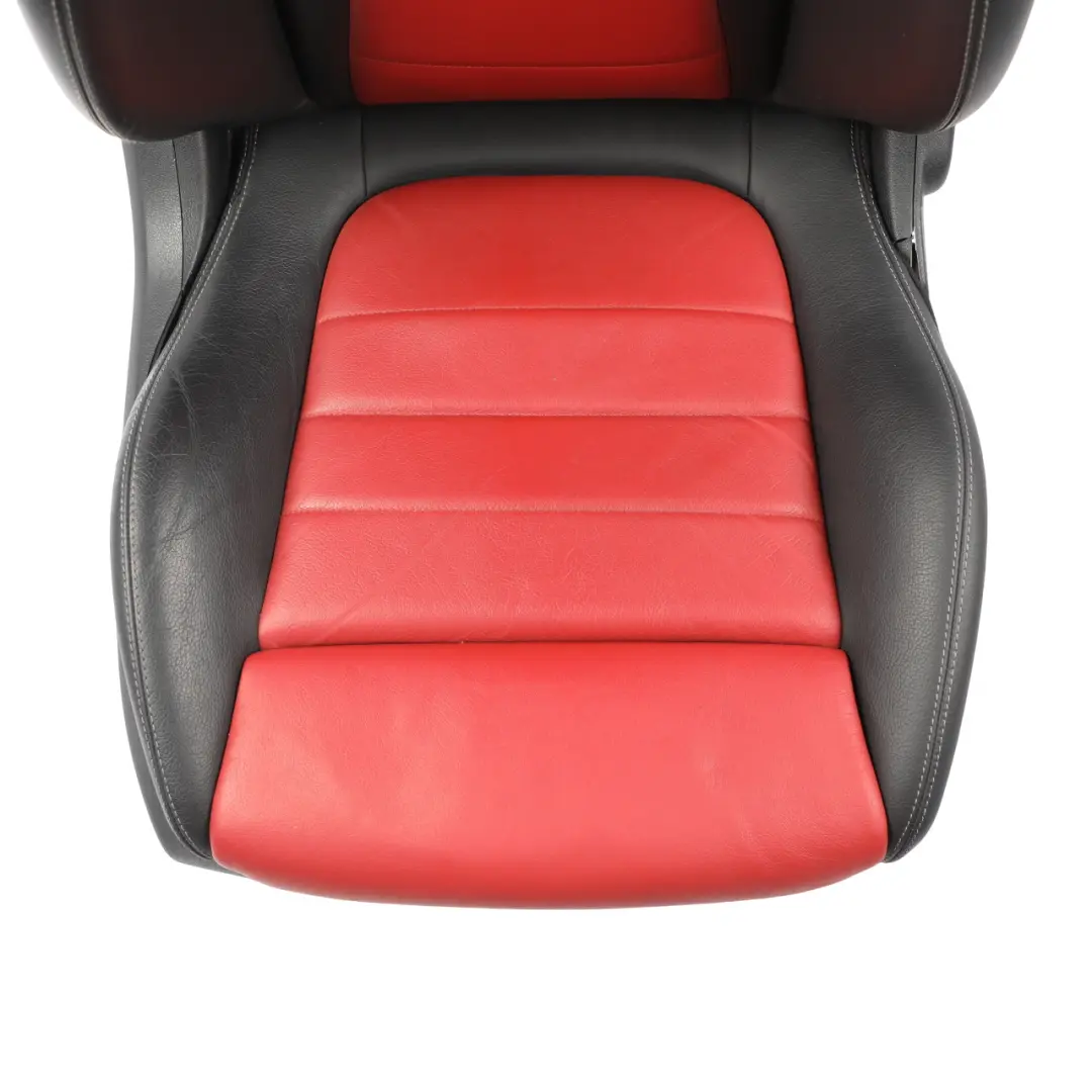 Mercedes C238 Front Seat Heated Memory Right O/S AMG Line Leather Black Red - SKU RHD-A2389101004-2 - Part number A2389101004